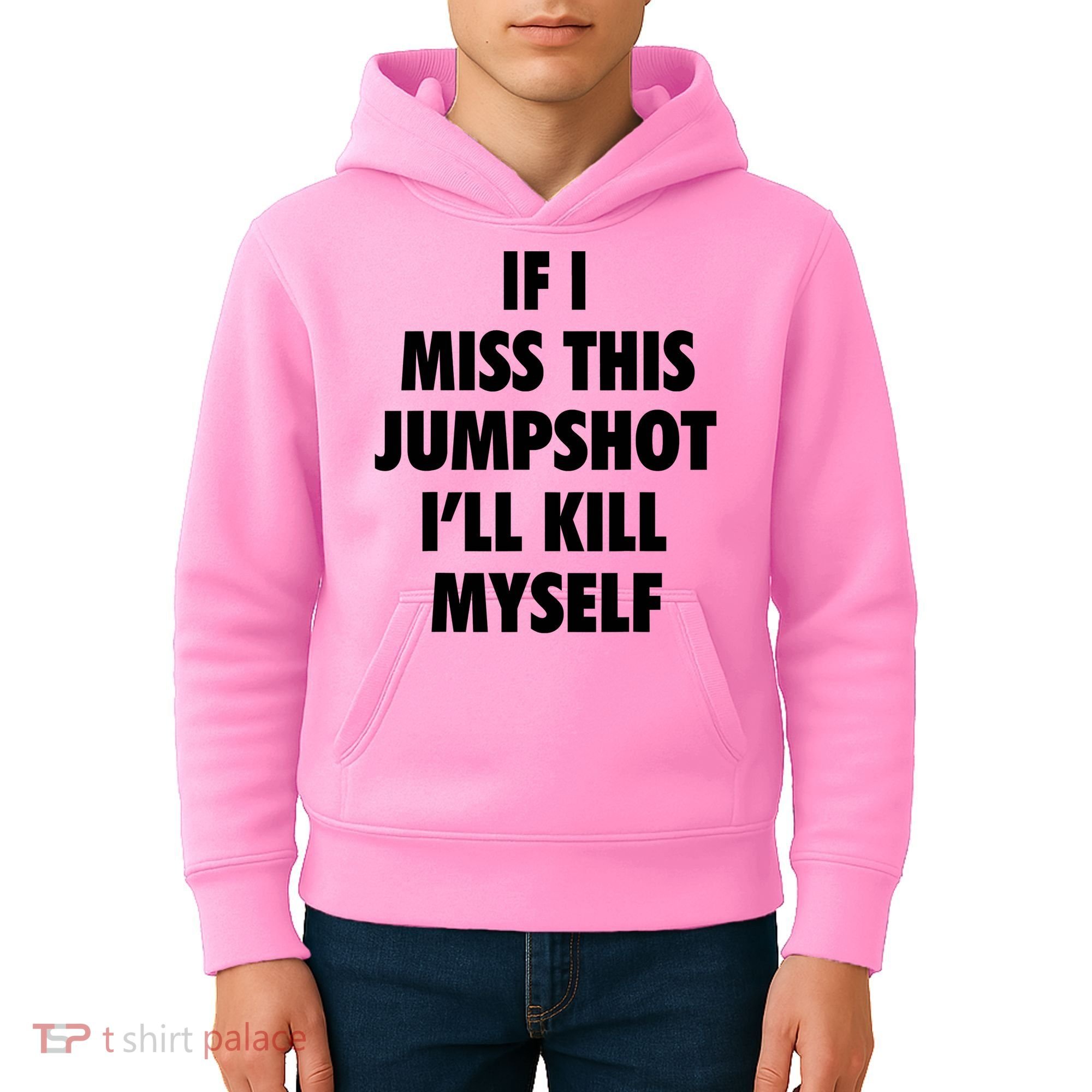 If I Miss This Jumpshot I'll Kill Myself Kids Hoodie