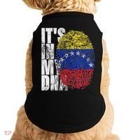 It's In My Dna Venezuelan Print Bandera De Venezuela Flag Doggie Tank thumb 0