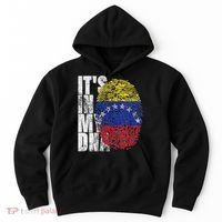 It's In My Dna Venezuelan Print Bandera De Venezuela Flag Hoodie thumb 0