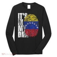 It's In My Dna Venezuelan Print Bandera De Venezuela Flag Long Sleeve Shirt thumb 0