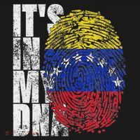 It's In My Dna Venezuelan Print Bandera De Venezuela Flag Long Sleeve Shirt thumb 2