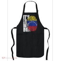 It's In My Dna Venezuelan Print Bandera De Venezuela Flag Apron thumb 0