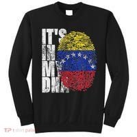It's In My Dna Venezuelan Print Bandera De Venezuela Flag Sweatshirt thumb 0