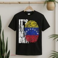 It's In My Dna Venezuelan Print Bandera De Venezuela Flag T-Shirt thumb 2