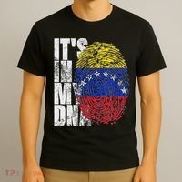 It's In My Dna Venezuelan Print Bandera De Venezuela Flag T-Shirt thumb 3