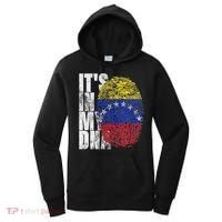 It's In My Dna Venezuelan Print Bandera De Venezuela Flag Women's Hoodie thumb 0