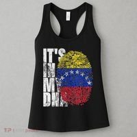 It's In My Dna Venezuelan Print Bandera De Venezuela Flag Women's Tank Top thumb 3