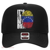 It's In My Dna Venezuelan Print Bandera De Venezuela Flag Hat thumb 0