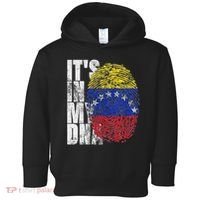 It's In My Dna Venezuelan Print Bandera De Venezuela Flag Toddler Hoodie thumb 0