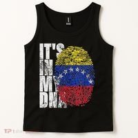 It's In My Dna Venezuelan Print Bandera De Venezuela Flag Tank Top thumb 2