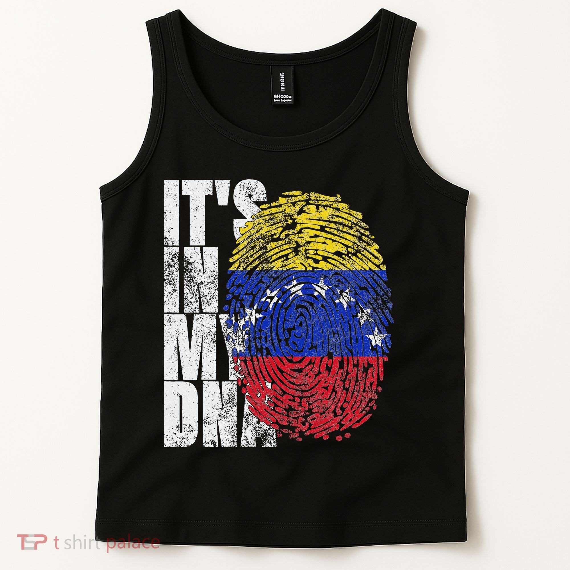 It's In My Dna Venezuelan Print Bandera De Venezuela Flag Tank Top
