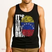 It's In My Dna Venezuelan Print Bandera De Venezuela Flag Tank Top thumb 3