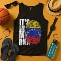 It's In My Dna Venezuelan Print Bandera De Venezuela Flag Tank Top thumb 4