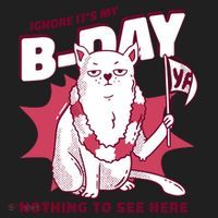 Ignore It's My Birthday Nothing To See Here Cat Tumbler thumb 3
