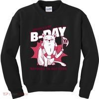 Ignore It's My Birthday Nothing To See Here Cat Kids Sweatshirt thumb 0