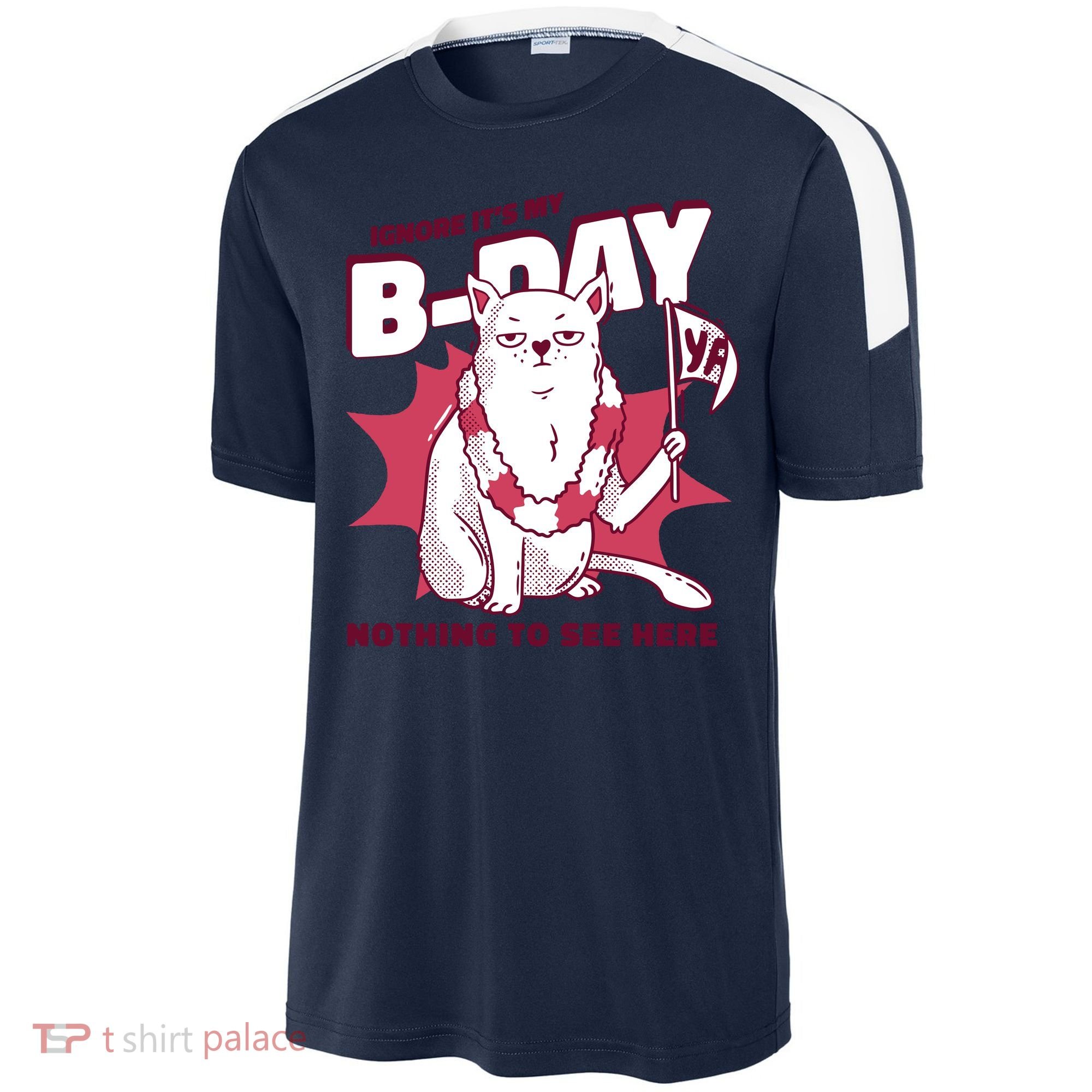 Ignore It's My Birthday Nothing To See Here Cat Sport-Tek Competitor United Soccer Jersey
