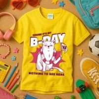 Ignore It's My Birthday Nothing To See Here Cat Kids T-Shirt thumb 3