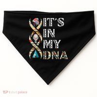 It's In My DNA Native American USA-Made Doggie Bandana thumb 0