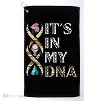 It's In My DNA Native American Golf Towel thumb 0