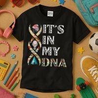 It's In My DNA Native American Kids T-Shirt thumb 3