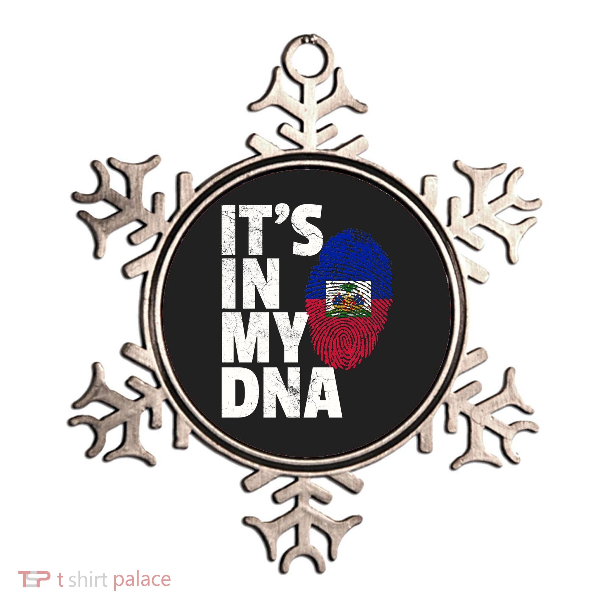 It's In My Dna Haiti Haitian Flag Pride Country Gift Mom Dad Meaningful Gift Ornament
