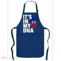 It's In My Dna Haiti Haitian Flag Pride Country Gift Mom Dad Meaningful Gift Apron thumb 0
