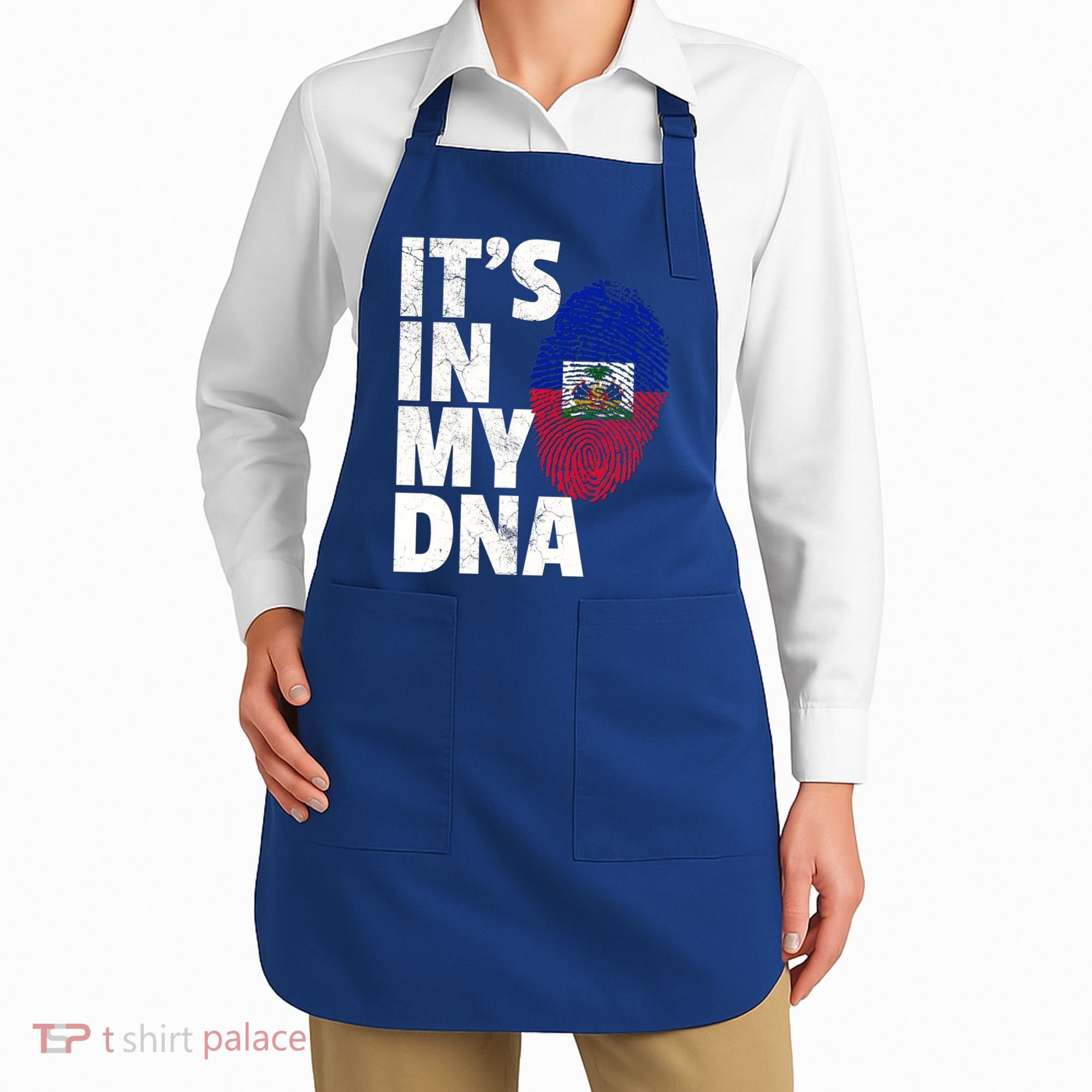 It's In My Dna Haiti Haitian Flag Pride Country Gift Mom Dad Meaningful Gift Apron