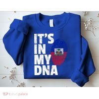 It's In My Dna Haiti Haitian Flag Pride Country Gift Mom Dad Meaningful Gift Sweatshirt thumb 2