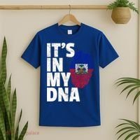 It's In My Dna Haiti Haitian Flag Pride Country Gift Mom Dad Meaningful Gift T-Shirt thumb 2