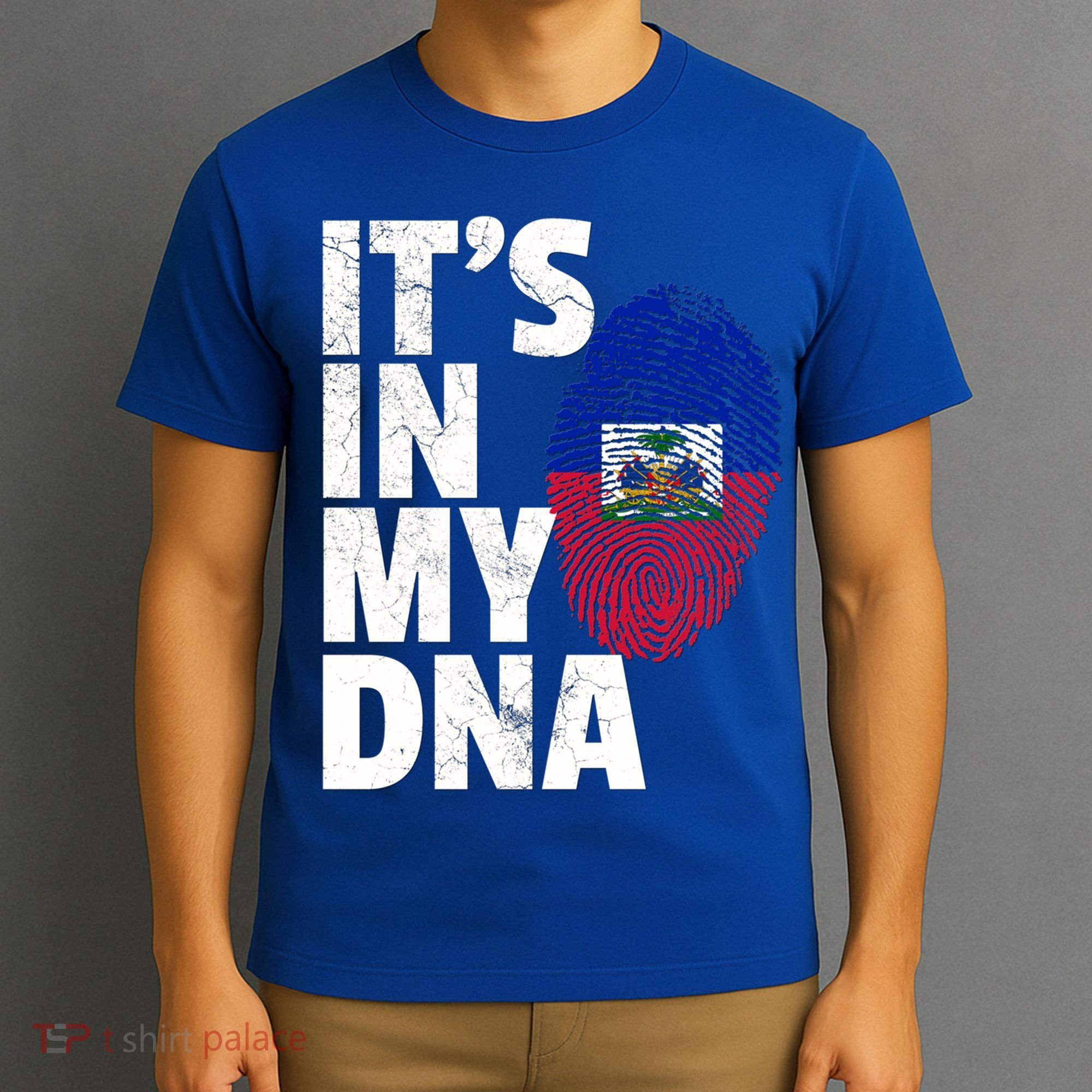 It's In My Dna Haiti Haitian Flag Pride Country Gift Mom Dad Meaningful Gift T-Shirt