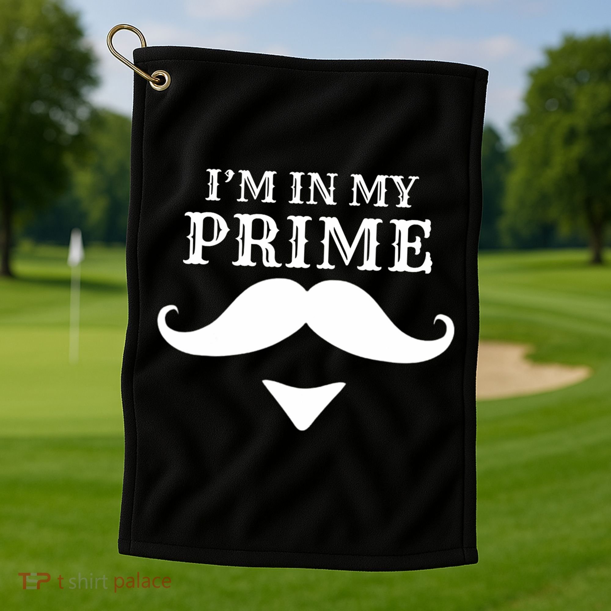 IM In My Prime Western Doc Holliday Cowboy Golf Towel