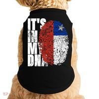 It's In My DNA Chilean Hispanic Gift Chileno Cool Chile Flag Doggie Tank thumb 0