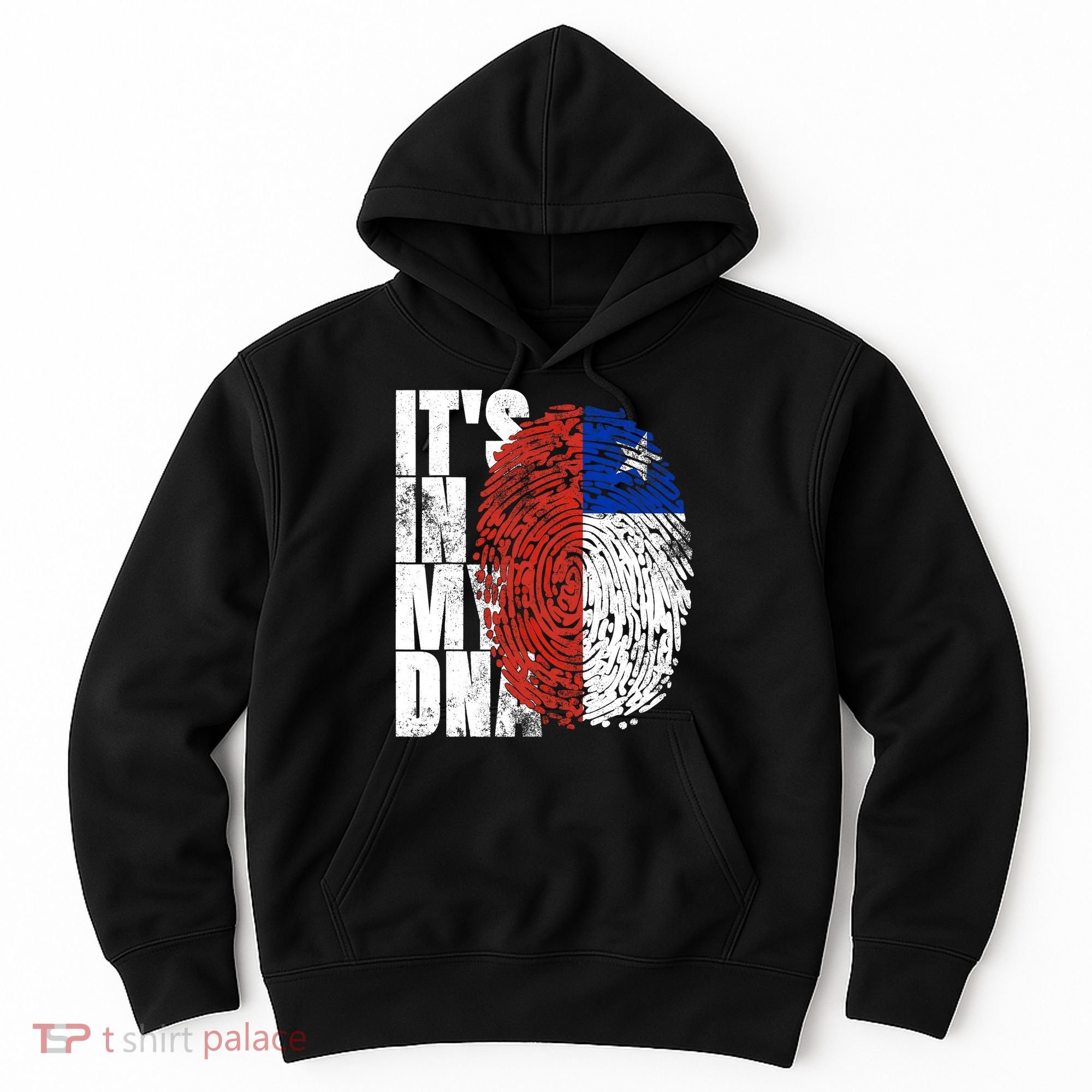 It's In My DNA Chilean Hispanic Gift Chileno Cool Chile Flag Hoodie