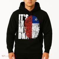 It's In My DNA Chilean Hispanic Gift Chileno Cool Chile Flag Hoodie thumb 2
