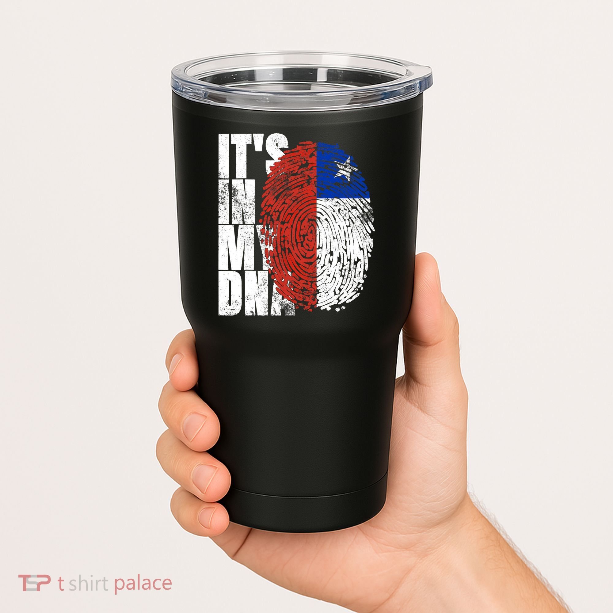 It's In My DNA Chilean Hispanic Gift Chileno Cool Chile Flag Tumbler