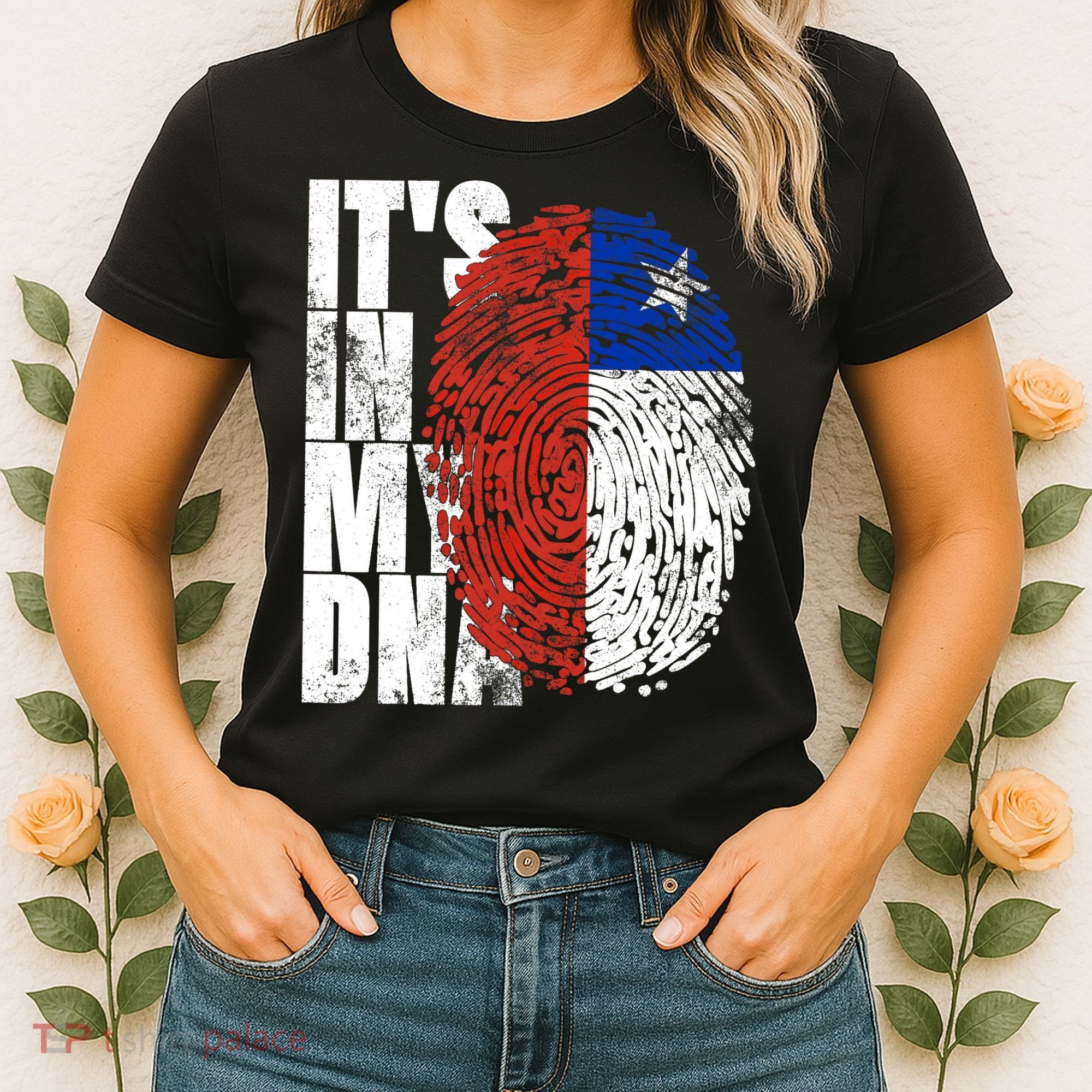 It's In My DNA Chilean Hispanic Gift Chileno Cool Chile Flag Women's T-Shirt