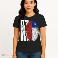 It's In My DNA Chilean Hispanic Gift Chileno Cool Chile Flag Women's T-Shirt thumb 4