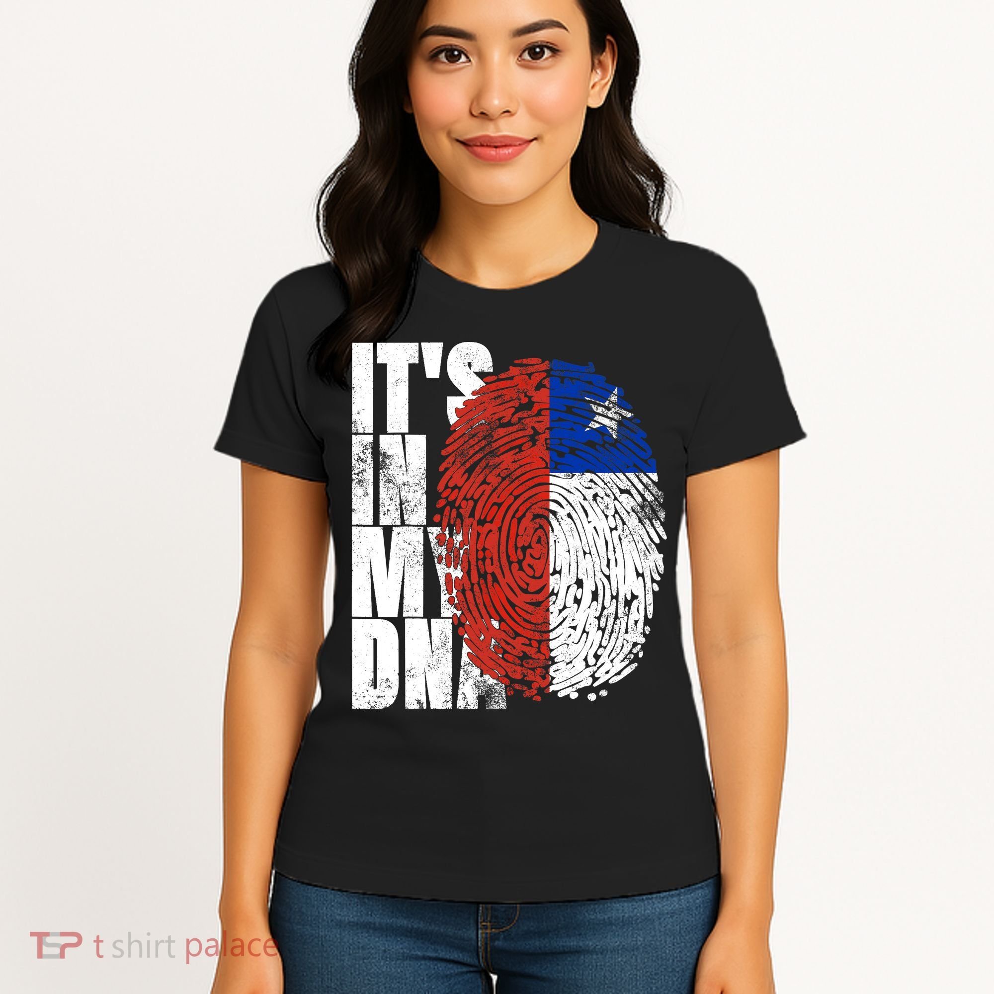 It's In My DNA Chilean Hispanic Gift Chileno Cool Chile Flag Women's T-Shirt