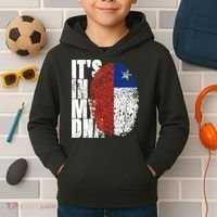 It's In My DNA Chilean Hispanic Gift Chileno Cool Chile Flag Kids Hoodie thumb 2