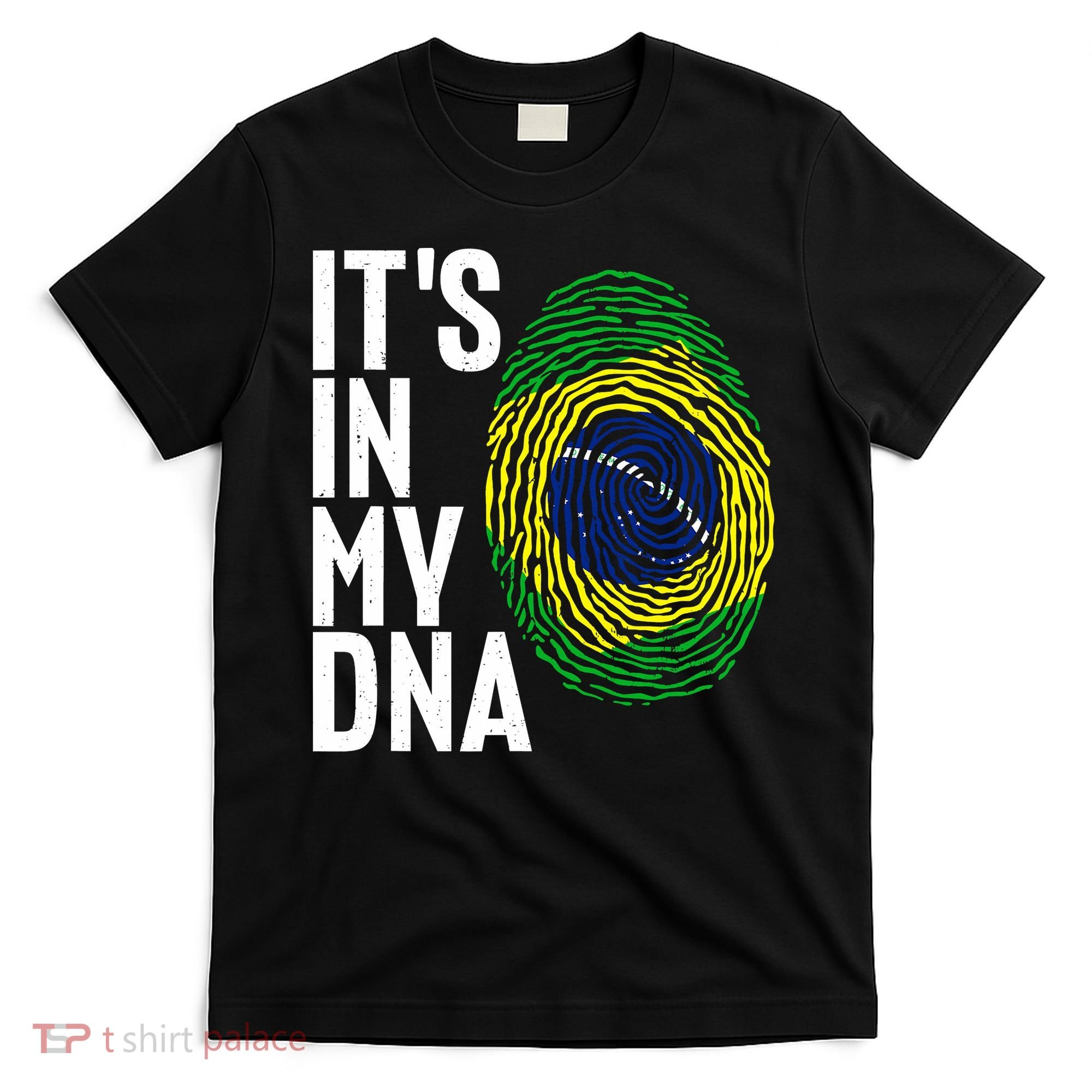 It's In My DNA Brazil Flag Jersey Brazil National Pride T-Shirt
