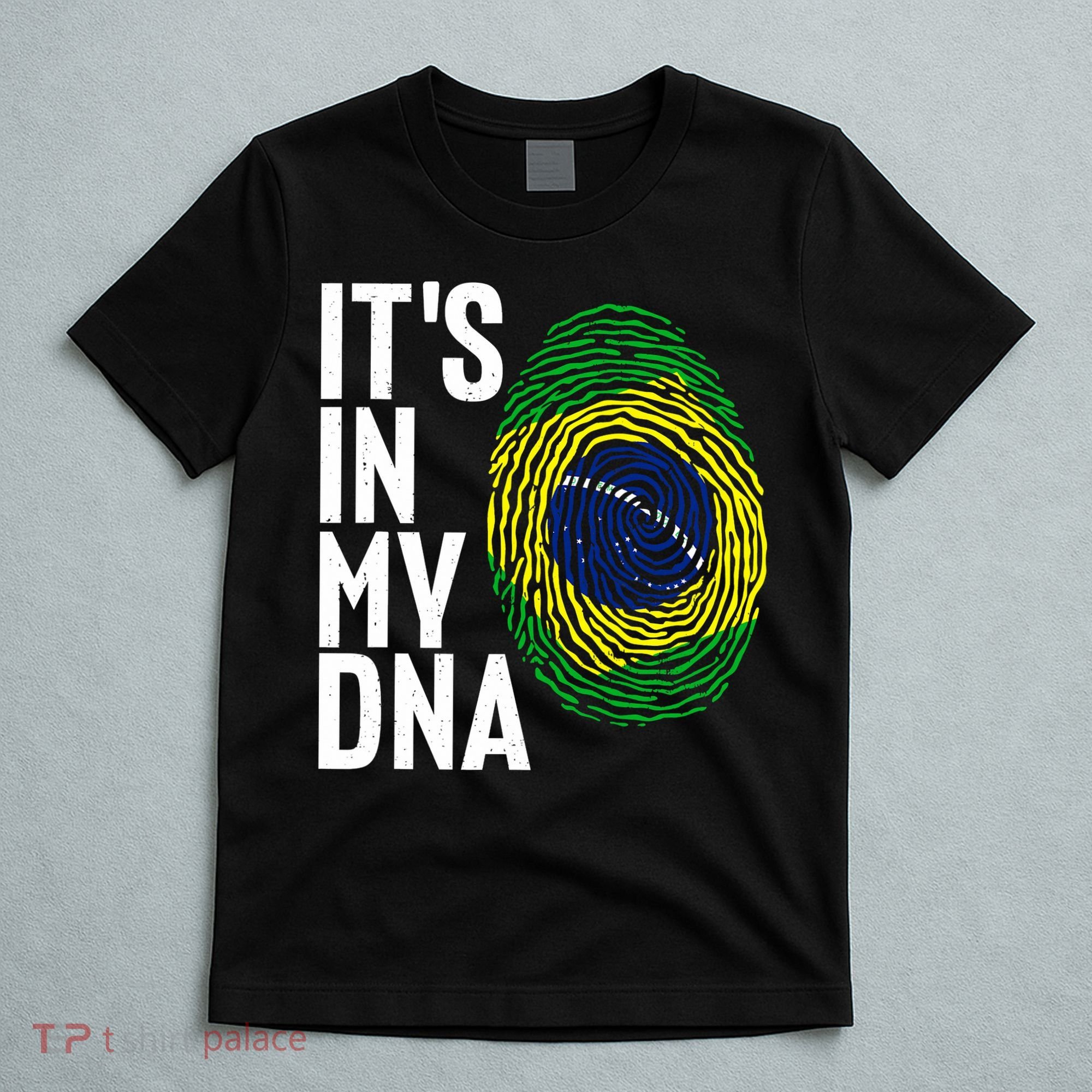 It's In My DNA Brazil Flag Jersey Brazil National Pride T-Shirt