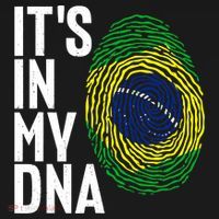 It's In My DNA Brazil Flag Jersey Brazil National Pride Women's Hoodie thumb 2
