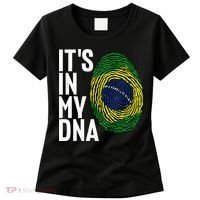 It's In My DNA Brazil Flag Jersey Brazil National Pride Women's T-Shirt thumb 0