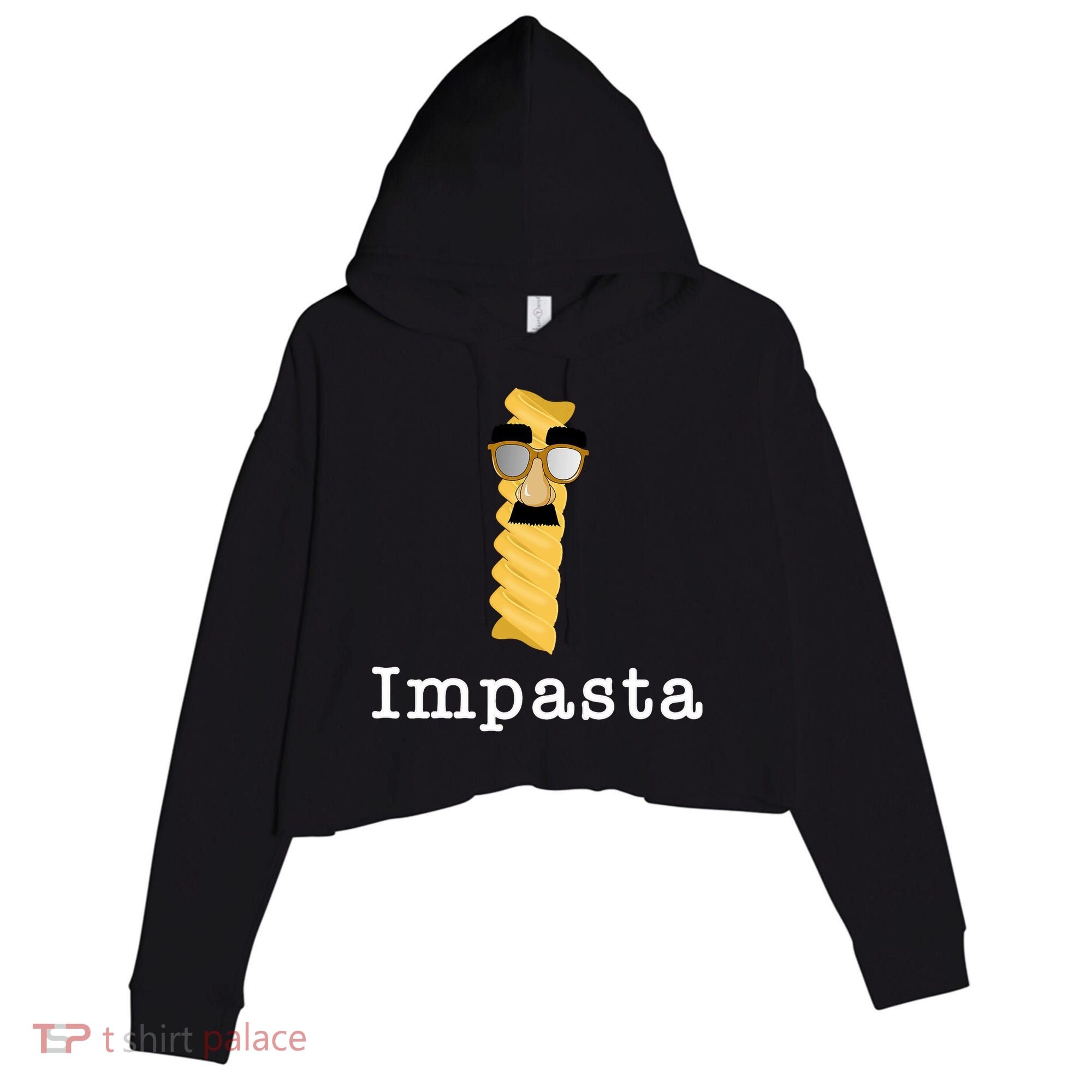 Impasta Crop Fleece Hoodie