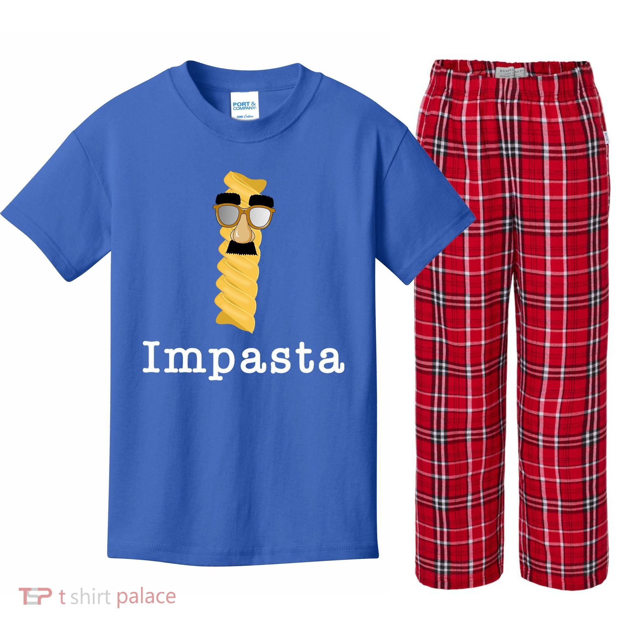 Impasta Kids Plaid Pajama Set