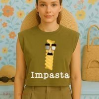 Impasta Garment-Dyed Women's Muscle Tee thumb 4