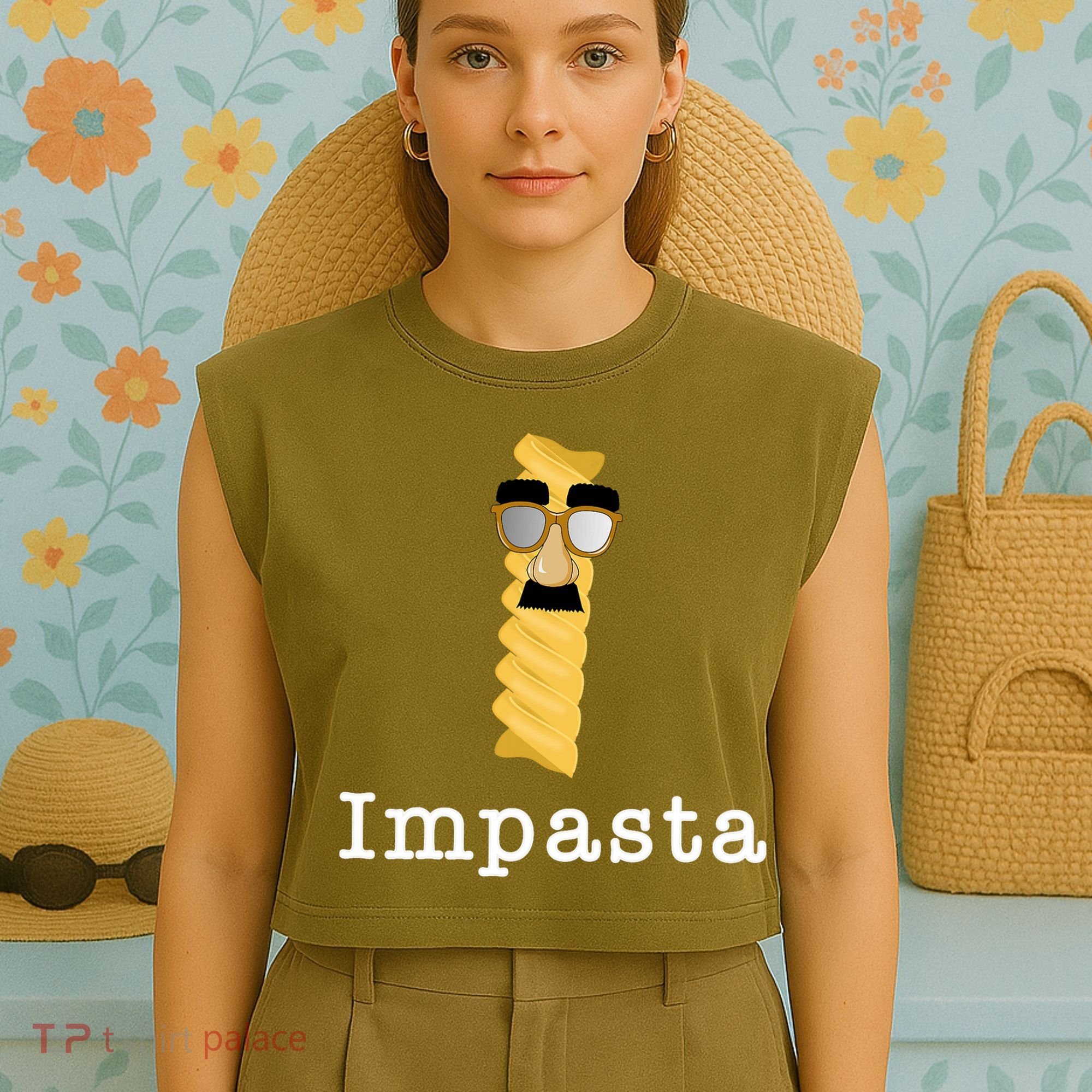 Impasta Garment-Dyed Women's Muscle Tee