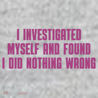 I Investigated Myself And Found I Did Nothing Wrong Pajama Set thumb 2