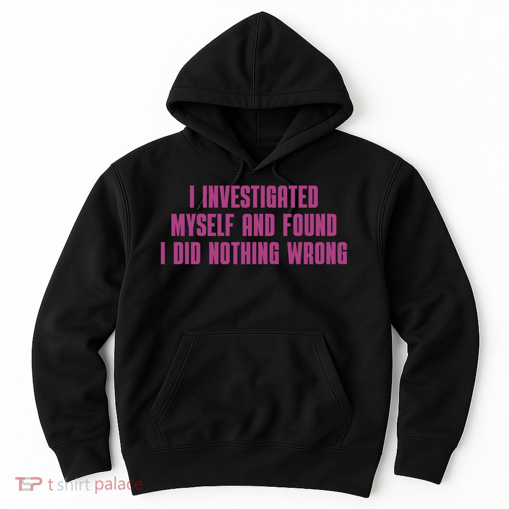 I Investigated Myself And Found I Did Nothing Wrong Hoodie