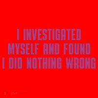 I Investigated Myself And Found I Did Nothing Wrong Santa Hat thumb 1